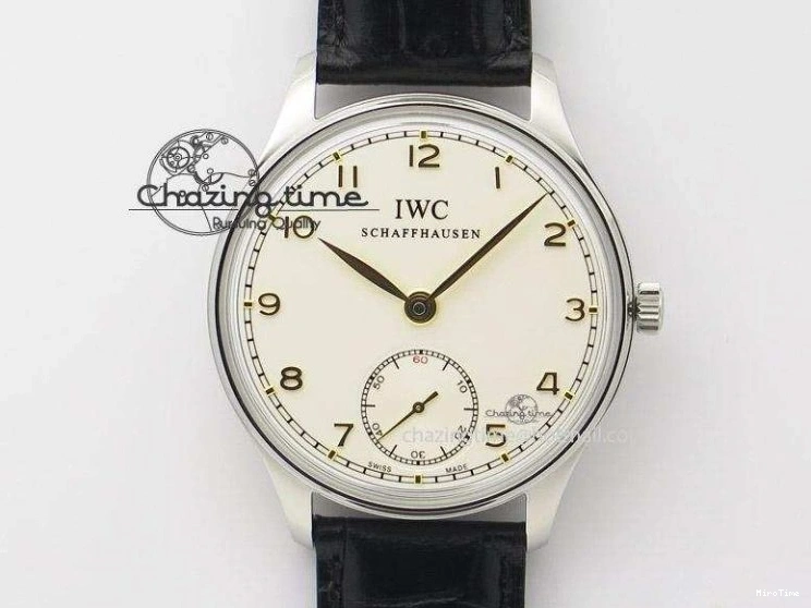 MIROTIME 1228 MoistureWicking Portuguese Real PR IW500704 ZF 1:1 Best Edition On Brown Leather Strap A52010 V 7311